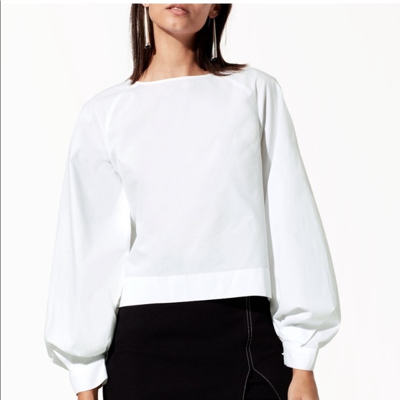 Aritzia Tops - BABATON Niki Cotton Puffy Sleeve Blouse